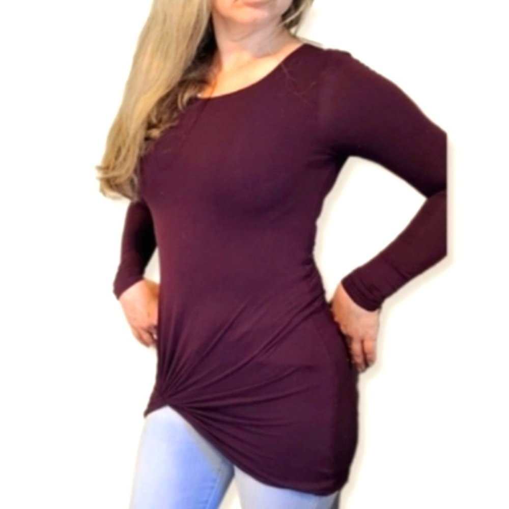 MARCIANO by GUESS Stretch-Knit Tunic Top Size S